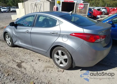 2013 Hyundai Elantra Gls z USA, uszkodzony, nr VIN KMHDH4AE0DU675062
